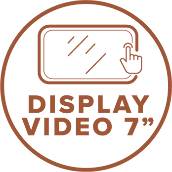 DISPLY VIDEO 7'' è la nuova generazione di disply touch a colori che permette molte nuove funzioni.